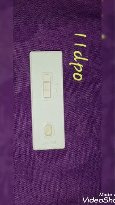 Faint positive line on first response pregnancy test