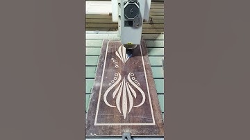 V-Bit carving design 120° #cnc #cncmachine #woodcarving #cncrouterdesignproject