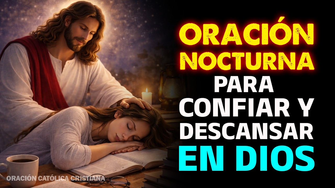 Oración de la Noche | ENTREGA todo al SEÑOR HOY y DUERME TRANQUILO ...