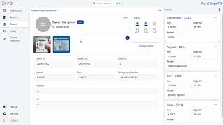 Simple PG Software Demo | Easy & Fast PG Management screenshot 2
