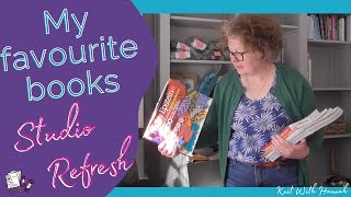 Join Me Sorting Knitting Books In The Studio