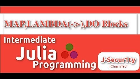 Map ,Lambda Functions in Julia