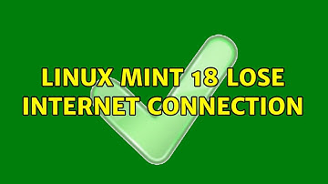 Linux Mint 18 lose internet connection