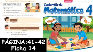 Ficha 14 - Problemas multiplicativos de comparación