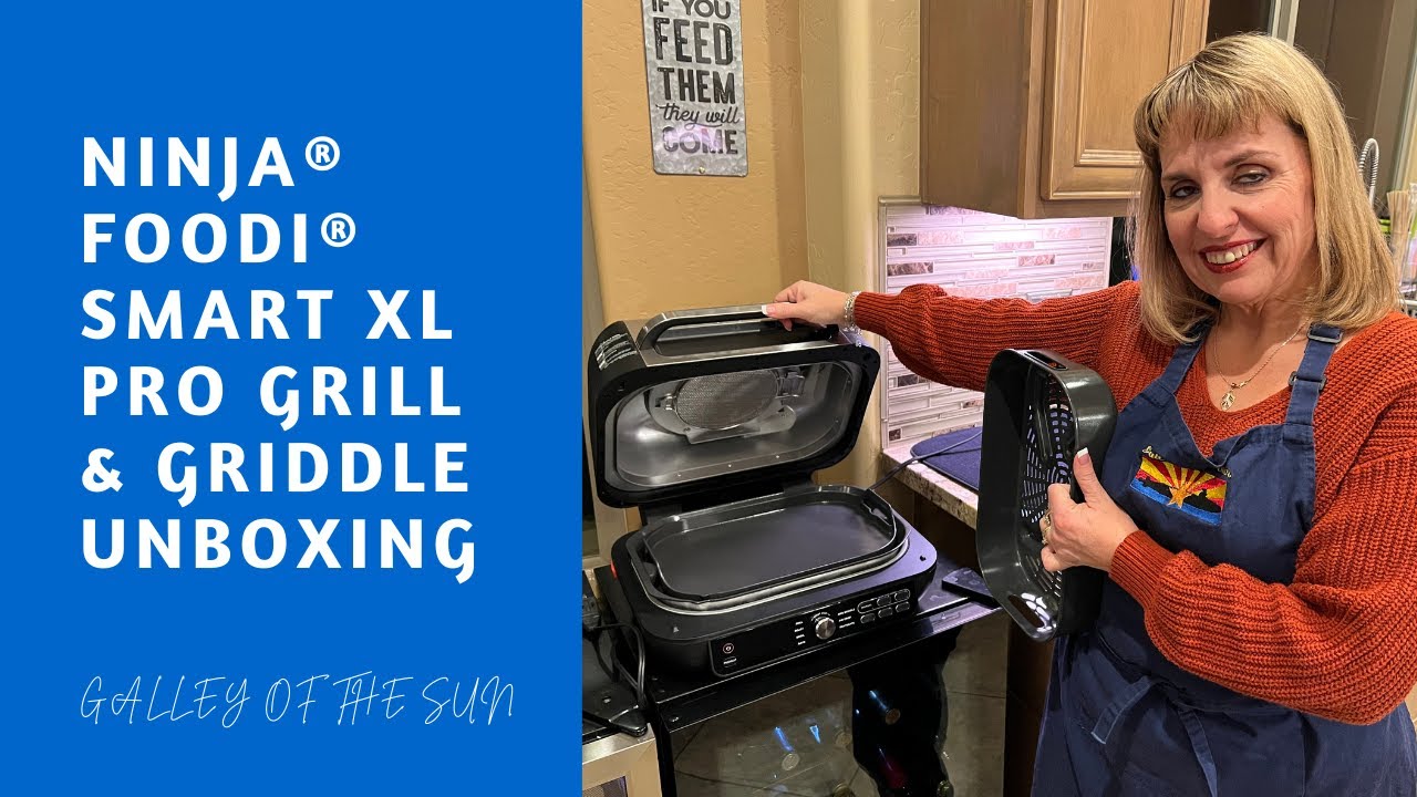 NINJA SIZZLE INDOOR GRILL AND GRIDDLE! Unboxing and First Look! 