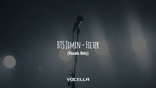 Jimin of BTS - Filter (Studio Acapella/Vocals Only)