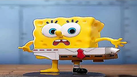 POP MART SpongeBob SquarePants Daily Quirks Series Blind Box Toys Kawaii Anime Action Figure Caixa