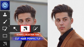 How To Use Scribble Selection Tool 🔥| Cut Hairs Perfectly Like Professionals | Photoshop Touch