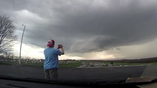 Incredible tornadic supercell time-lapse video from near Harrisburg, PA!