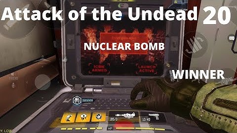How I Got Nuclear Bomb in Attack of the Undead 20 COD Mobile. NUKE