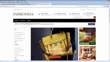 EM Fashionista Magento Theme Installation - Full Demo