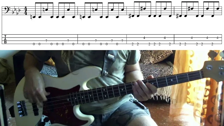 The Police Every breath you take - bass cover with...