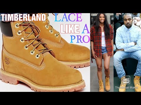 PREMIUM TIMBERLAND BOOT 6 INCH | HOW TO LACE BOOTS LIKE PRO #TIMBERLAND ...