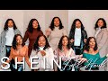 SHEIN FALL HAUL | COATS, SWEATERS, DRESSES | TheStylishEngineer