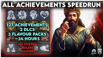 Crusader Kings 3 All Achievements Speedruns | All 127 Achievements in One Sitting