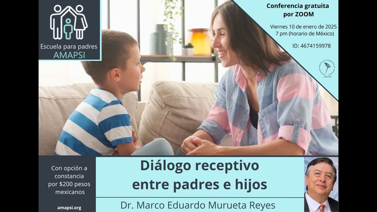 Diálogo receptivo entre padres e hijos - YouTube