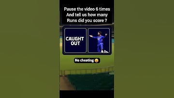 Fun game 🤯Cricket Exercise😎Score Runs 🙃#shorts #braintest #short  #braingames #paheli #riddle