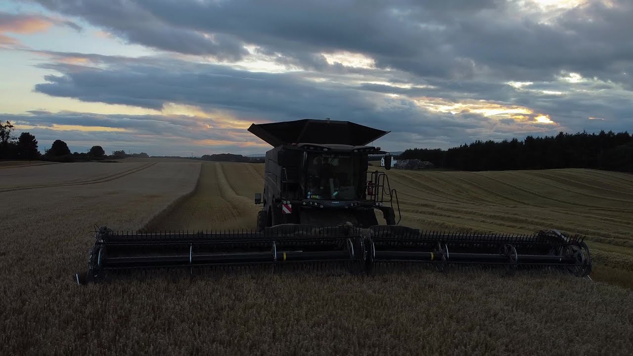Arable Ventures - Combining Wheat Into The Night - YouTube