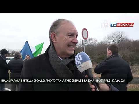 INAUGURATA LA BRETELLA DI COLLEGAMENTO TRA LA TANGENZIALE E LA ZONA INDUSTRIALE | 17/12/2024