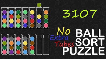 Ball Sort Puzzle Level 3107 🎯 All level without extra tube 😂 Game Walkthrough 😘 Next Hard Level 3145