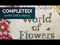 Flipthrough: COMPLETED! World of Flowers by Johanna Basford (+ Dot's story)