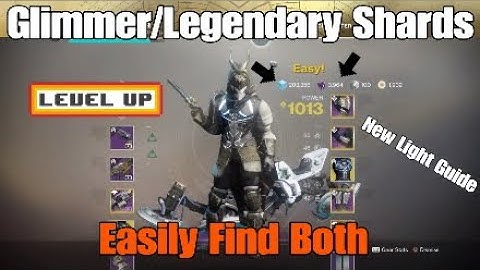 Discovering Destiny 2: Glimmer and Legendary Shards (4 Minute Guide)