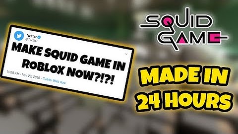 I Made Roblox SQUID GAME In 24 Hours...
