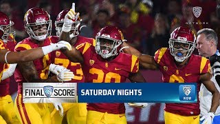 The trojans take their seventh straight win over arizona, a 41-14
showing saturday at los angeles coliseum. usc also improved to 4-0
home this season ...
