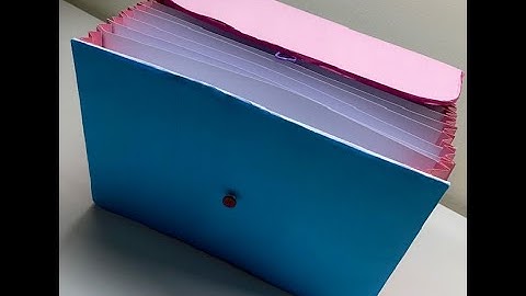 How to make an expandable file folder with sections