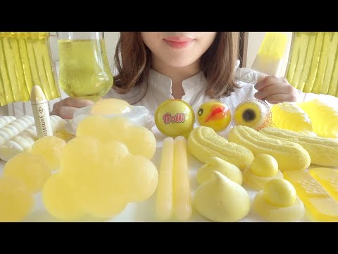 【咀嚼音】黄色いスイーツを食べる【ASMR/EATINGSOUNDS】