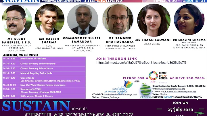 SUSTAIN_Circular Economy& SDGs: Strategy 2020-2030, A Decade of Action