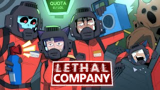 LETHAL COMPANY IS HILARIOUS (w/ woops & friends)