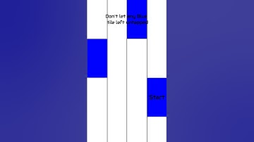 blue piano Tiles  Don