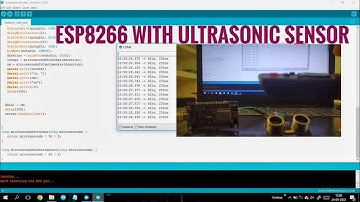 Esp8266 with ultrasonic sensor|#Youtube |#EEP
