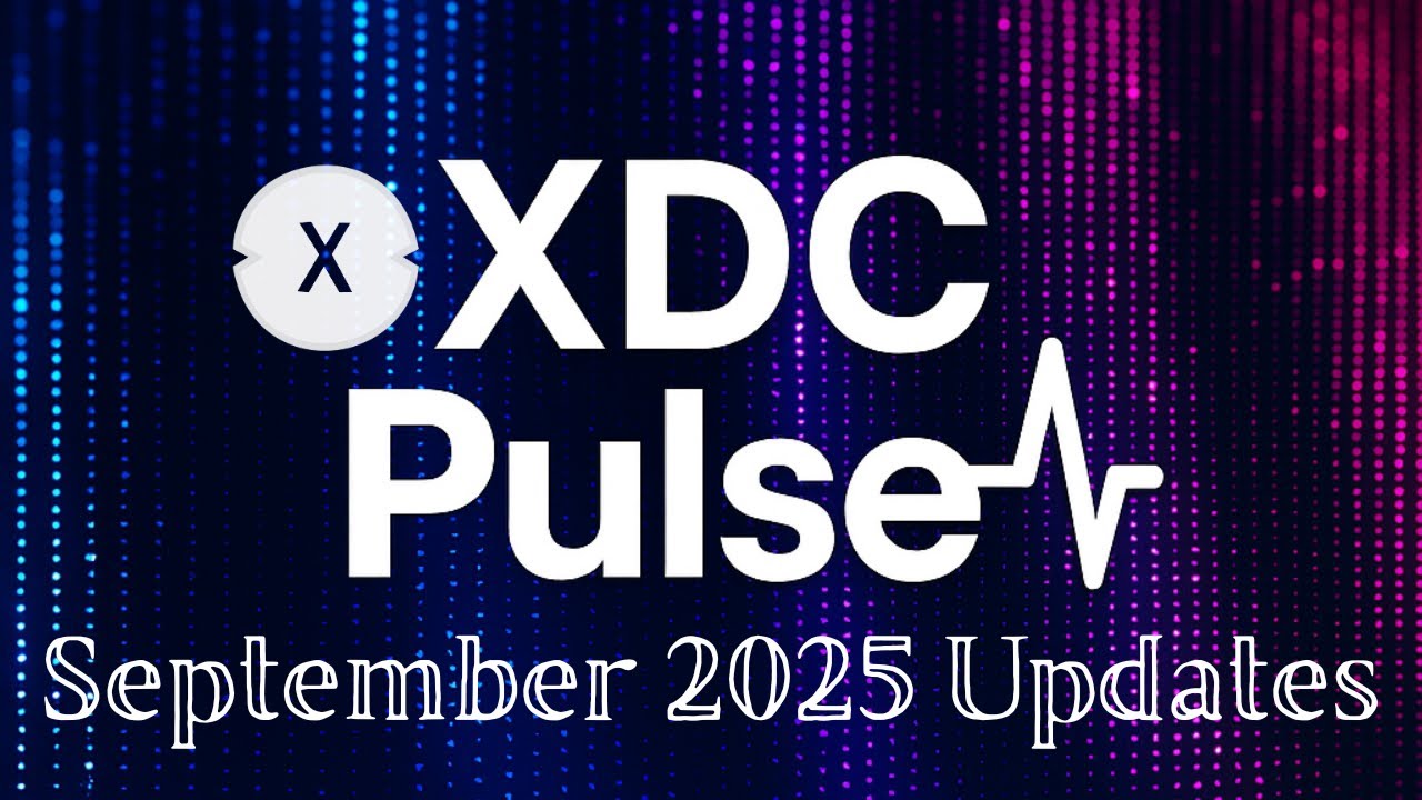 XDC Pulse: Sept 2025 | USDC Live on XDC, Chainlink CCIP, Global Expansion,  MiCA Compliance & more