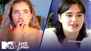 Barbie Ferreira & Haley Lu Richardson Paint Each Other | MTV’s Luck of the Draw