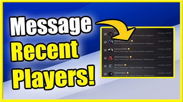 How to Send a Message To All Recent Players on PS5 (Message Opponents!)