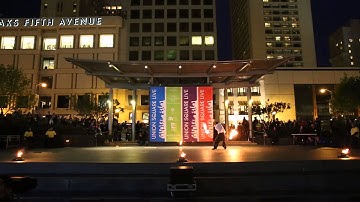 Meteor Dart Hammer Solo: 2014 Fire Dancing Expo Act 06: Powell