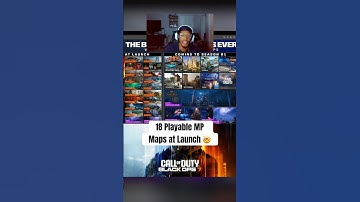 18 Playable MP Maps at Launch in BO7! 🤯
