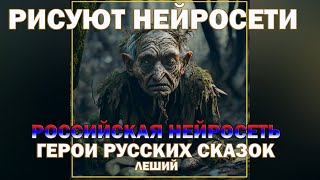 Рисует Русская Нейросеть Fusion Brain. Персонажи Русских Сказок.