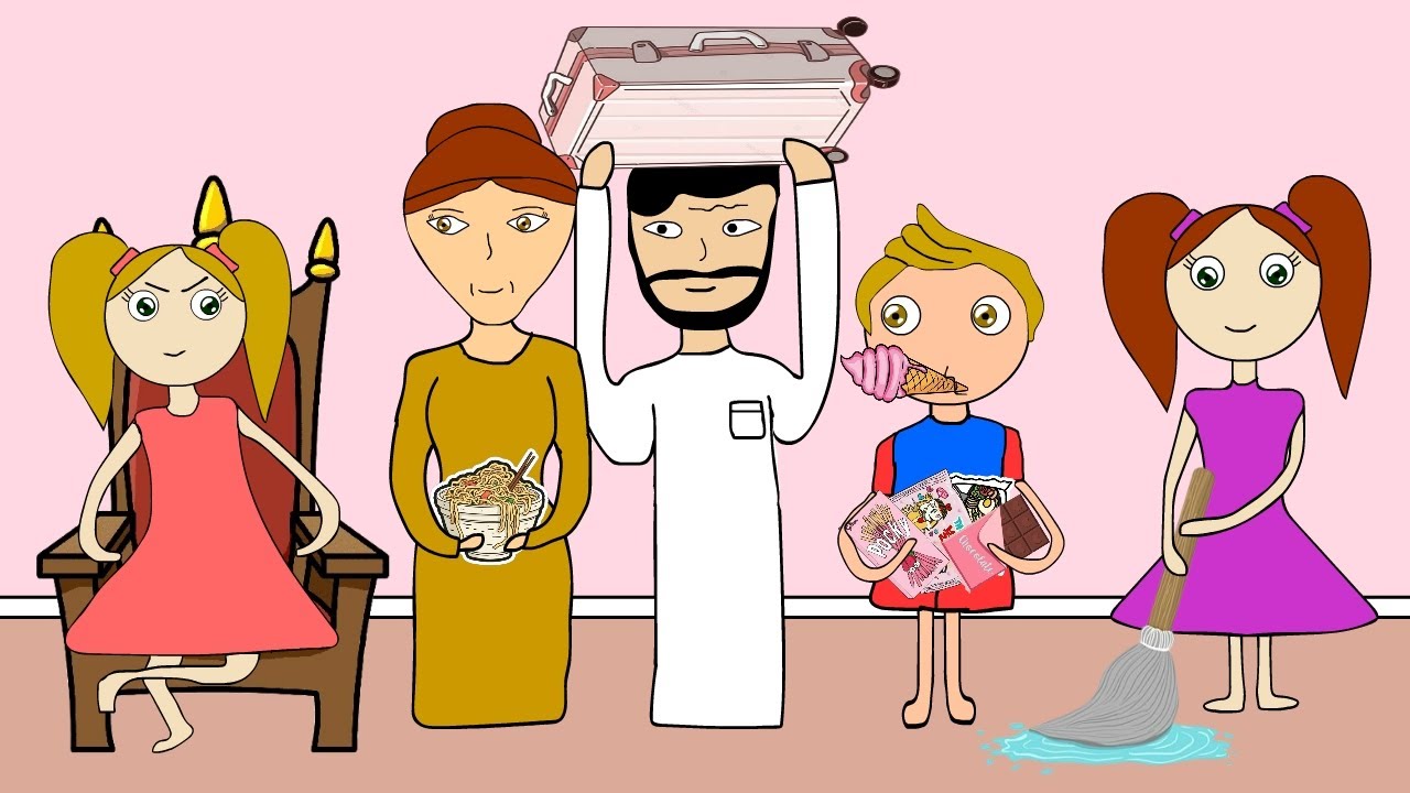 لمار صارت رئيسه وتحكمت بكل أهلها والنهاية كارثيه😱#لمار_وميار