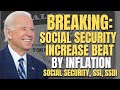 BREAKING! Social Security INCREASE Falling Behind Inflation in 2024 | Social Security, SSI, SSDI
