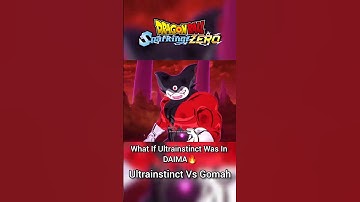 What if Ultrainstinct was in Daima | Ultrainstinct Vs Gomah | DAIMA Series |  #dragonball #dragoball