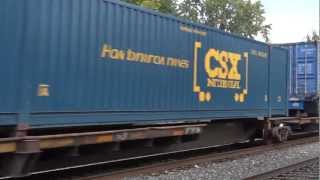 Three-Unit Power on CSX Intermodal Train