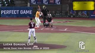Lucas Gordon Prospect Video, LHP, Notre Dame High School Class of 2020 CF