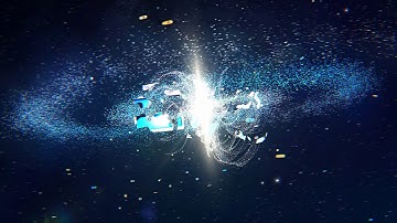 Create a Logo Reveal Intro Video With Space Particles - MakeWebVideo.com