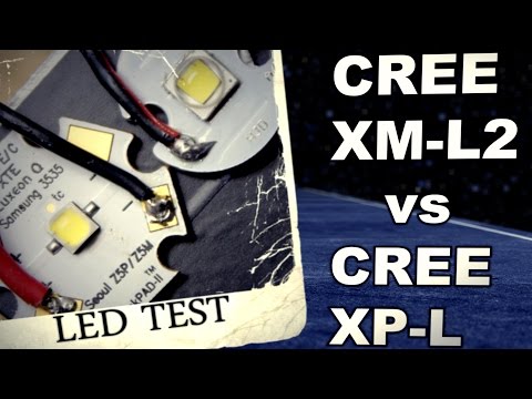 LED TEST: 10W Cree XP-L vs 10W Cree XM-L2