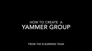 How to Create a Yammer Group