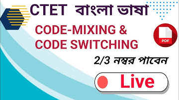 CODE MIXING AND CODE Switching CTET PEDAGOGY |ctet pedagogy language code switching and code mixing