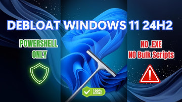 How to Debloat Windows 11 24H2 Safely PowerShell Only (No Tools, No Scripts)